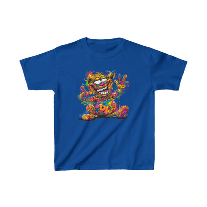 Kids Heavy Cotton™ Tee - Kids Graphic Tee - Unisex Funny Cat T-Shirt