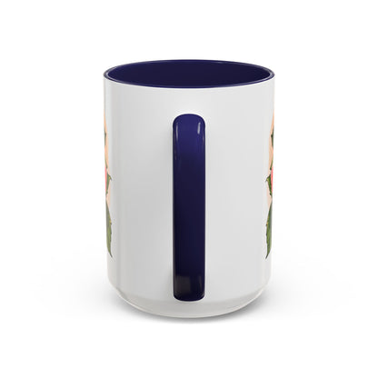 Elegant Floral Accent Coffee Mug - Perfect Gift for Garden Lovers