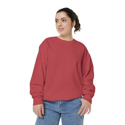 Butterfly Design Unisex Garment-Dyed Sweatshirt - Butterfly Sweatshirt