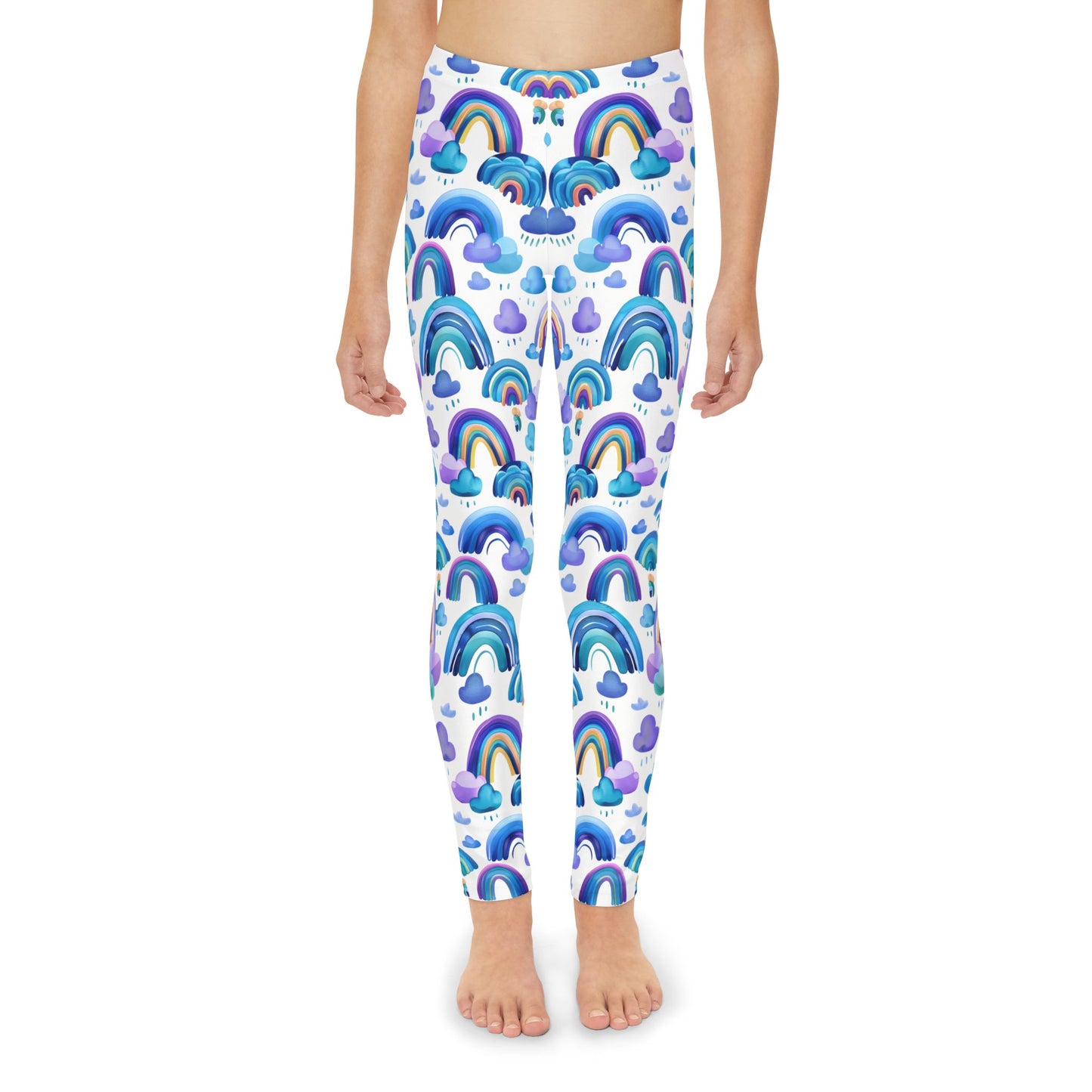 Rainbow Radiance: Youth Full-Length Leggings