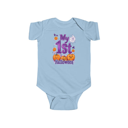 "My 1st Halloween" Cute Cartoon Design  Bodysuit - Infant Fine Jersey Bodysuit