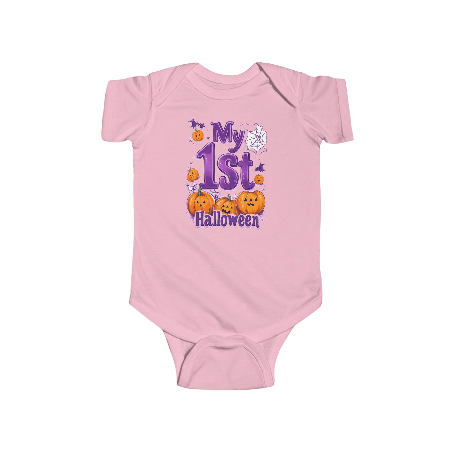 "My 1st Halloween" Cute Cartoon Design  Bodysuit - Infant Fine Jersey Bodysuit