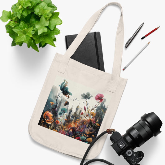 Organic Canvas Nature and Castle Tote Bag - Paraw