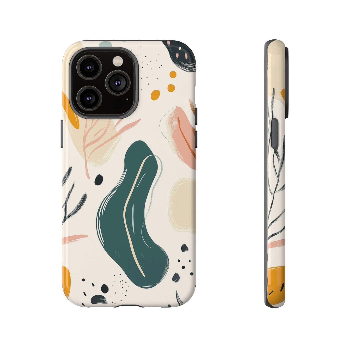 Phone Case with Abstract Art design - iPhone, Samsung, and Google case