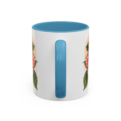 Elegant Floral Accent Coffee Mug - Perfect Gift for Garden Lovers