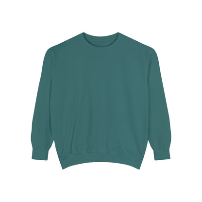 Butterfly Design Unisex Garment-Dyed Sweatshirt - Butterfly Sweatshirt