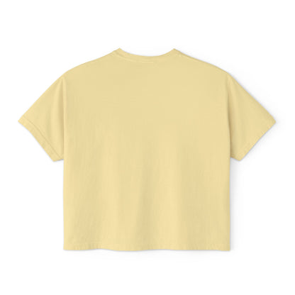 Stylish Women's Boxy Tee with Elegantly Dressed Graphic - Scissors design T-shirt