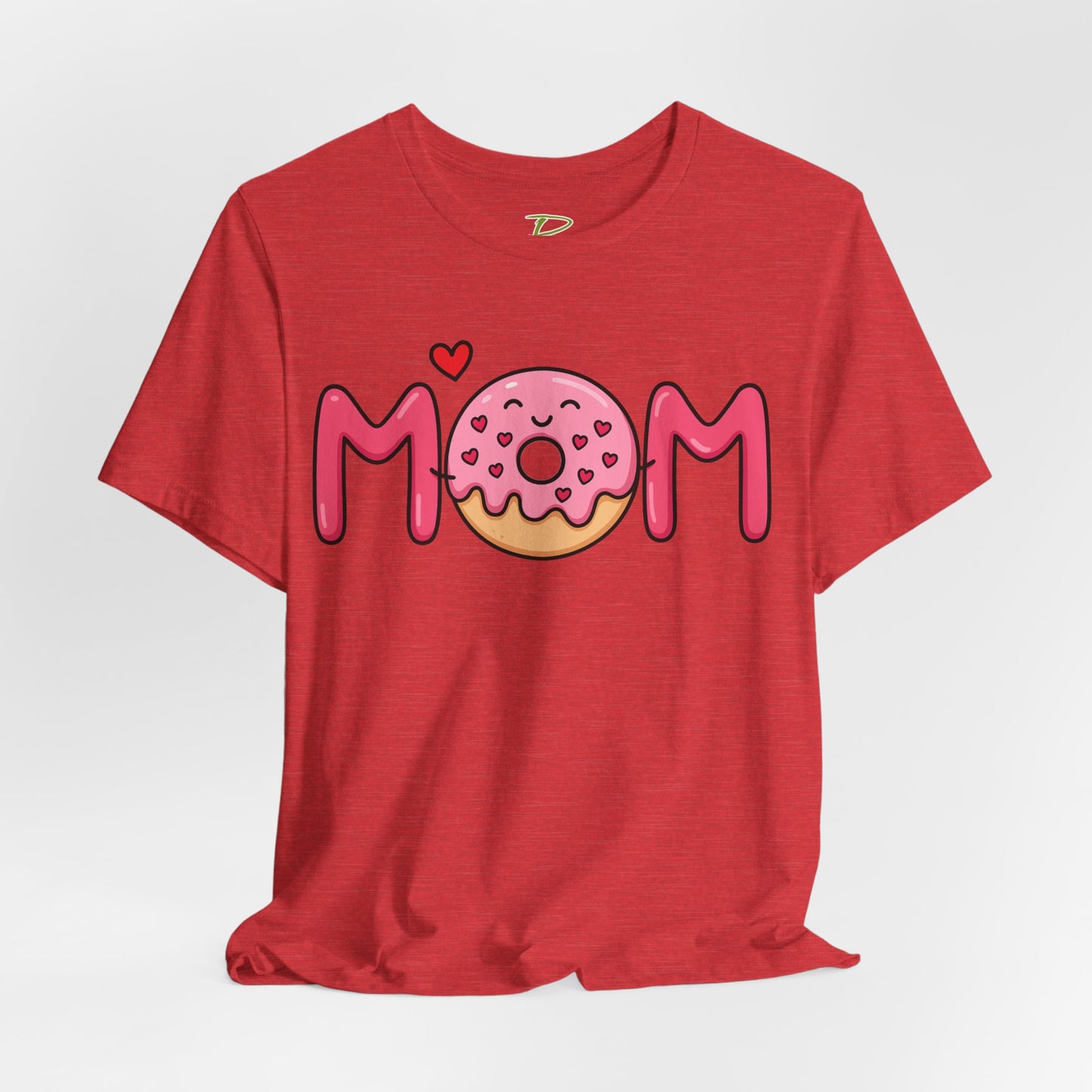 Mom Donut Tee - Lightweight Fabric T-shirt - Mother's Day Gift - Birthday Gift - Funny Gift - Donut Lover Gift