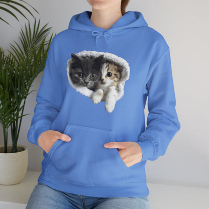 Cute Cat Design for Cat Lovers - Unisex Heavy Blend™ Hooded Sweatshirt