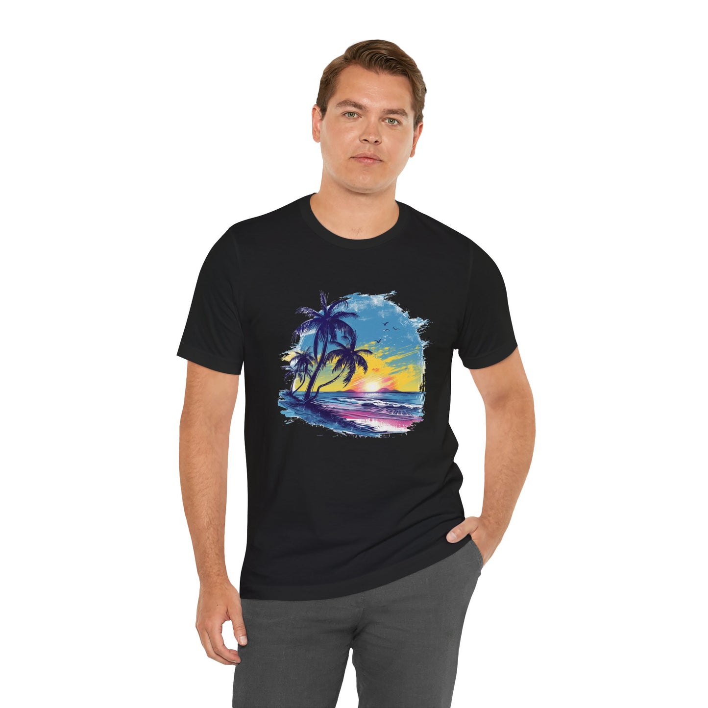 Island Beach Dreams T-shirt - Lightweight Fabric Tee