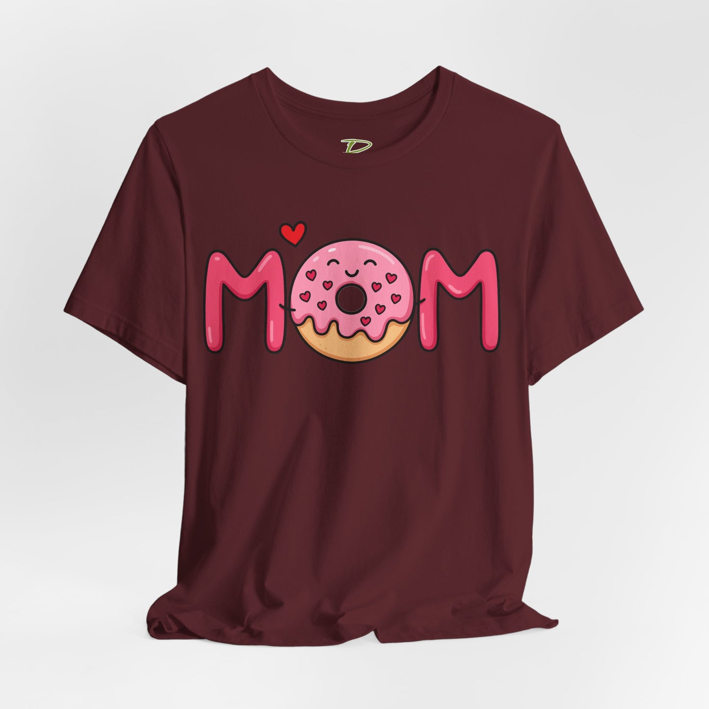 Mom Donut Tee - Lightweight Fabric T-shirt - Mother's Day Gift - Birthday Gift - Funny Gift - Donut Lover Gift