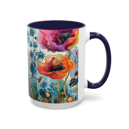 Accent Watercolor Coffee Mug, (11, 15oz)