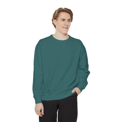 Butterfly Design Unisex Garment-Dyed Sweatshirt - Butterfly Sweatshirt