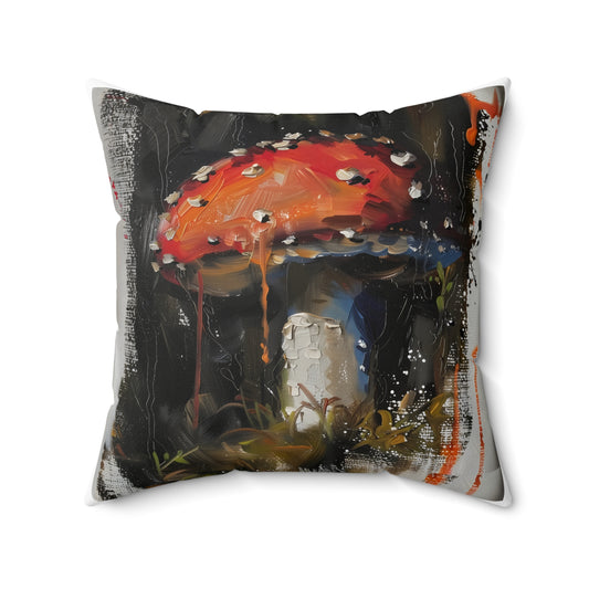 Square Oil colored Mushroom Cushion