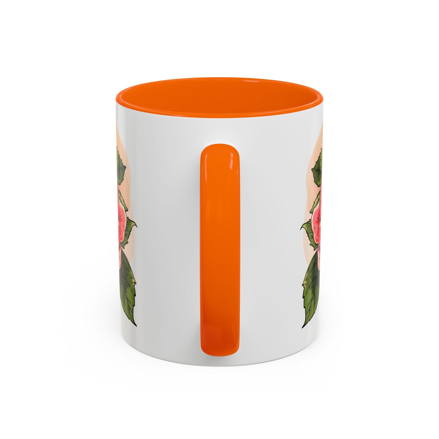 Elegant Floral Accent Coffee Mug - Perfect Gift for Garden Lovers
