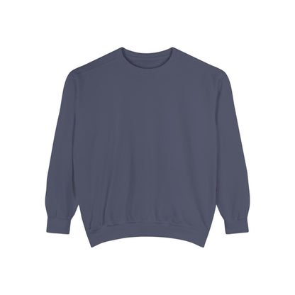 Butterfly Design Unisex Garment-Dyed Sweatshirt - Butterfly Sweatshirt