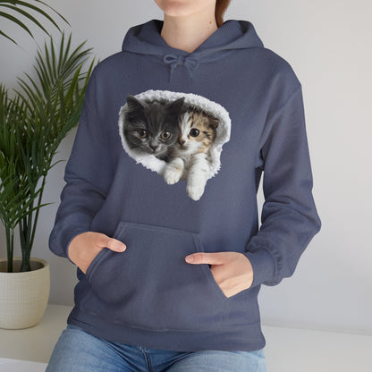 Cute Cat Design for Cat Lovers - Unisex Heavy Blend™ Hooded Sweatshirt