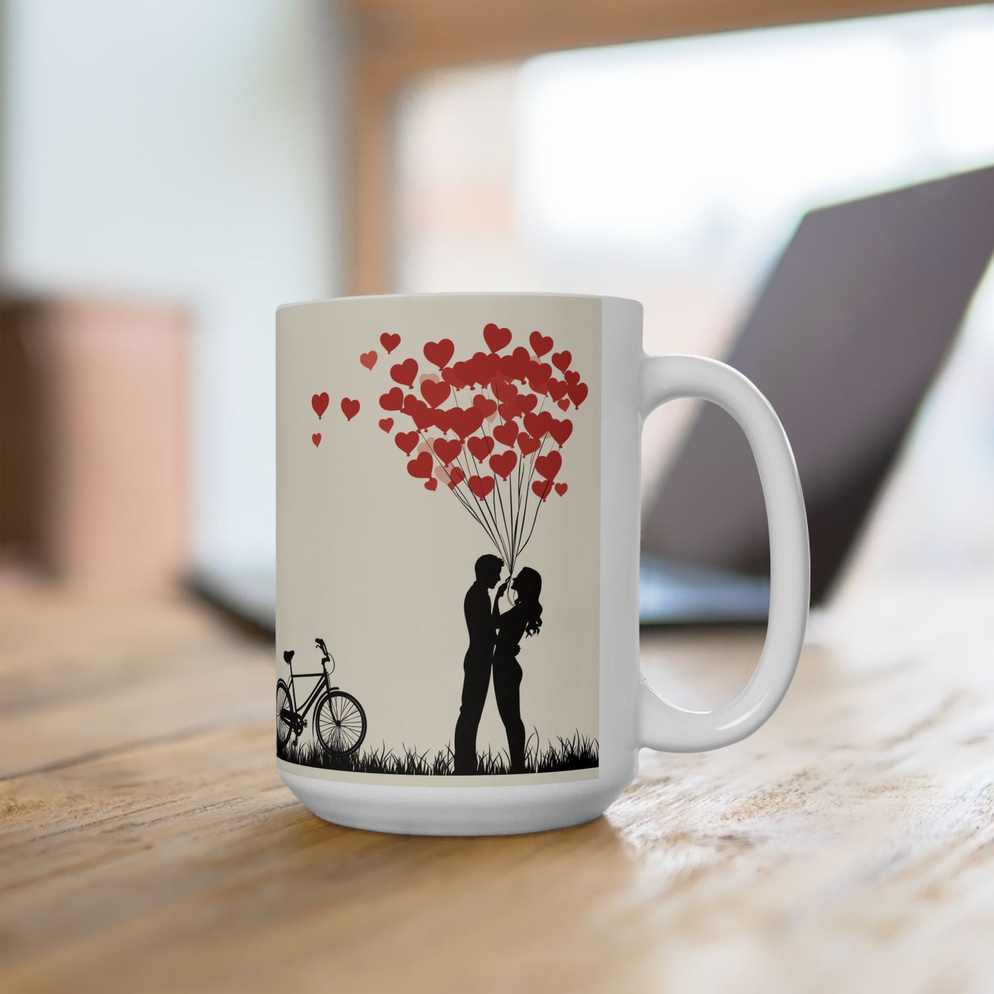 Romantic Love Balloon Mug - Perfect for Couples | 11oz & 15oz