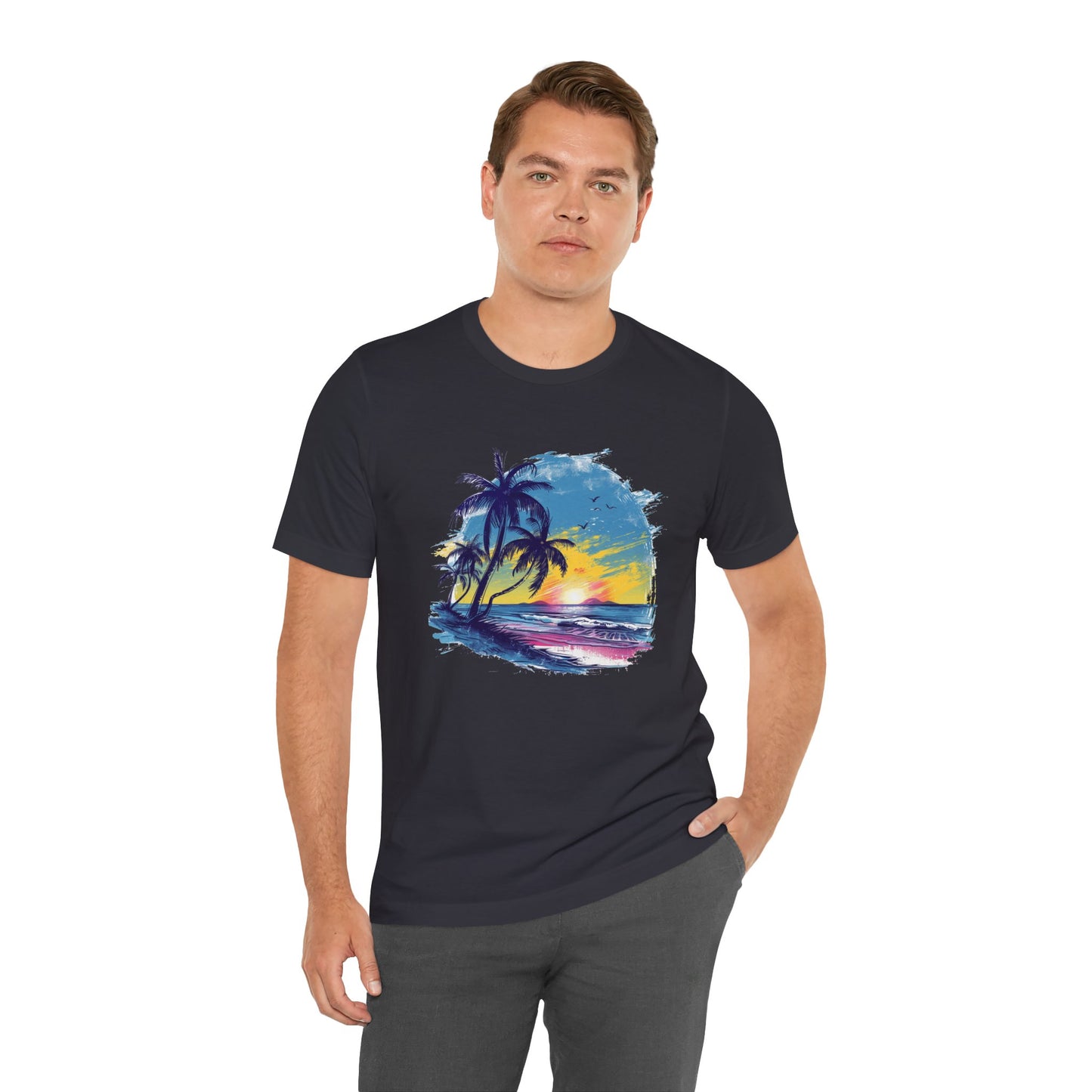 Island Beach Dreams T-shirt - Lightweight Fabric Tee