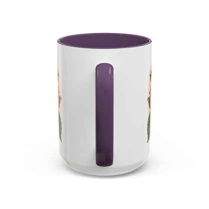 Elegant Floral Accent Coffee Mug - Perfect Gift for Garden Lovers