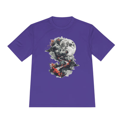 Unisex Moisture Wicking Tee - Beautiful Road Going up to Space T-shirt