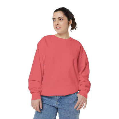 Butterfly Design Unisex Garment-Dyed Sweatshirt - Butterfly Sweatshirt