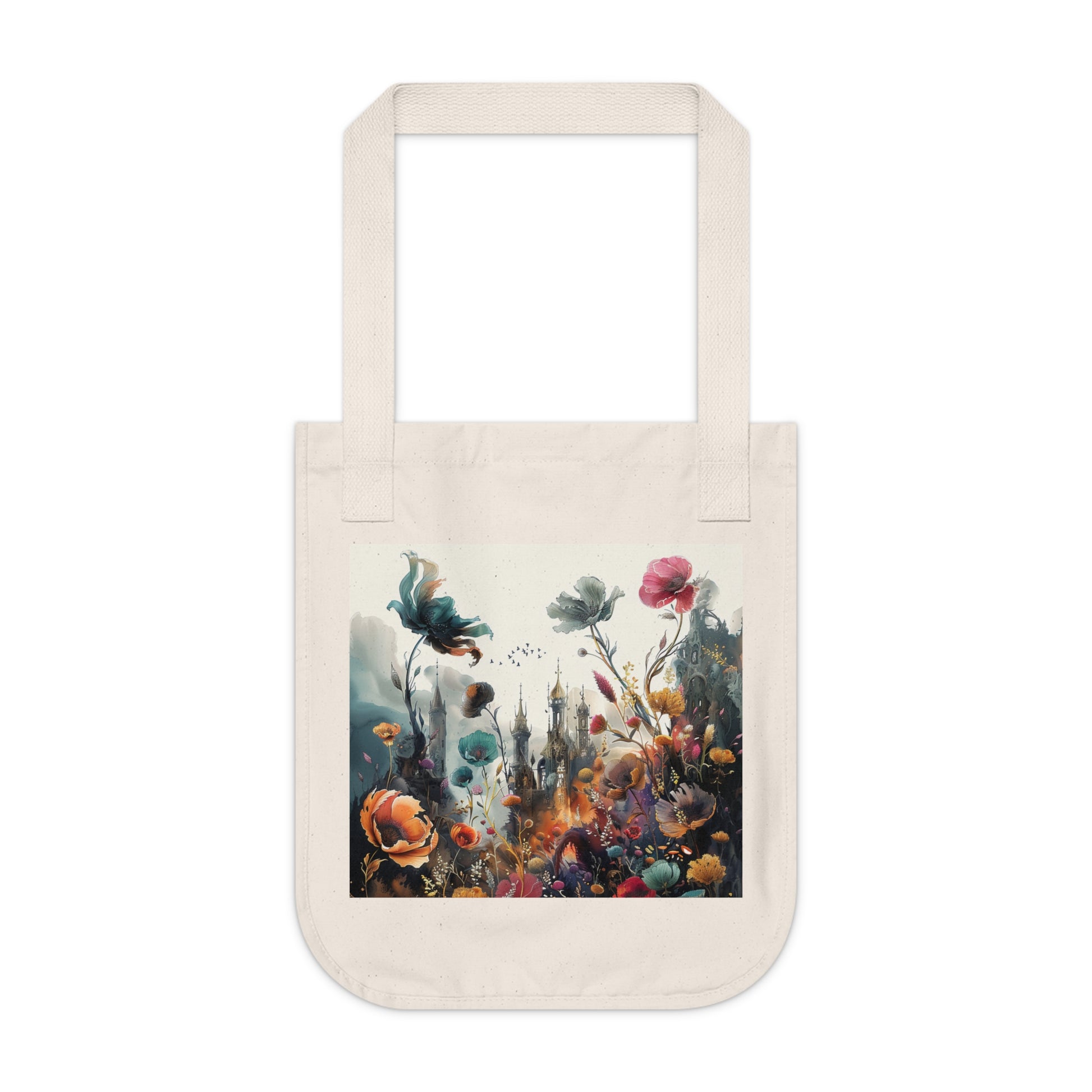 Organic Canvas Nature and Castle Tote Bag - Paraw