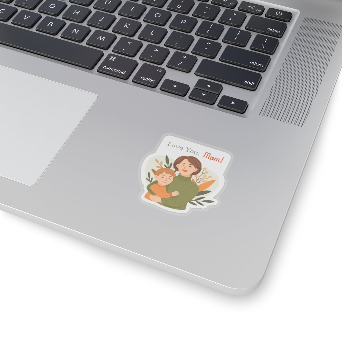 Love You, Mom! Kiss-Cut Stickers - Heartfelt Gifts for Mother's Day