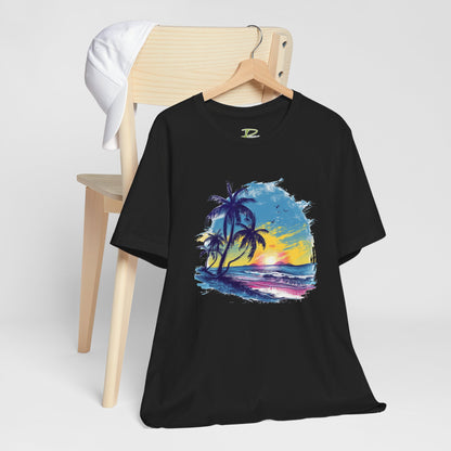 Island Beach Dreams T-shirt - Lightweight Fabric Tee