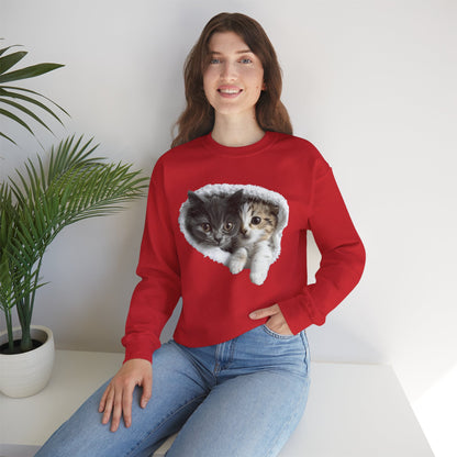 Playful Cats Crewneck Sweatshirt - Unisex Heavy Blend™ Crewneck Sweatshirt