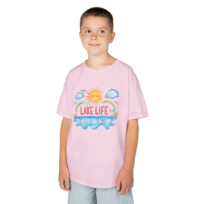 Kids Lake Life Tee - Fun and Playful Summer Shirt for Outdoor Adventures
