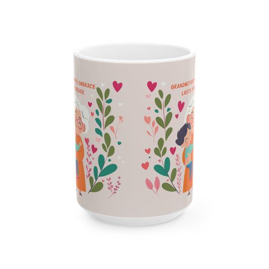 Loving Grandparents Ceramic Mug – Heartwarming Gift for Family - Grandma Gift - Birthday Gift