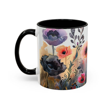 Accent Watercolor Coffee Mug, (11, 15oz)