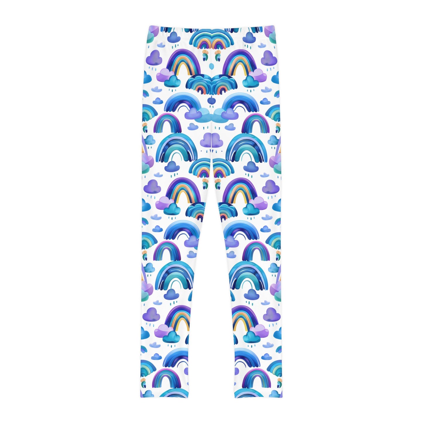 Rainbow Radiance: Youth Full-Length Leggings