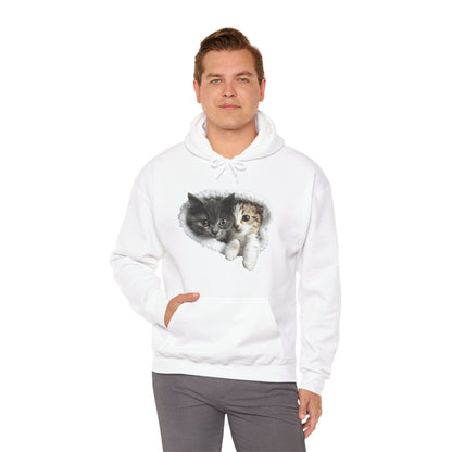 Cute Cat Design for Cat Lovers - Unisex Heavy Blend™ Hooded Sweatshirt