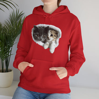 Cute Cat Design for Cat Lovers - Unisex Heavy Blend™ Hooded Sweatshirt