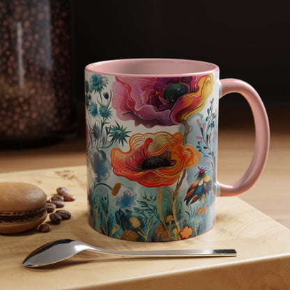Accent Watercolor Coffee Mug, (11, 15oz)