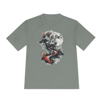 Unisex Moisture Wicking Tee - Beautiful Road Going up to Space T-shirt