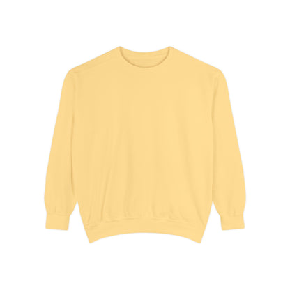 Butterfly Design Unisex Garment-Dyed Sweatshirt - Butterfly Sweatshirt