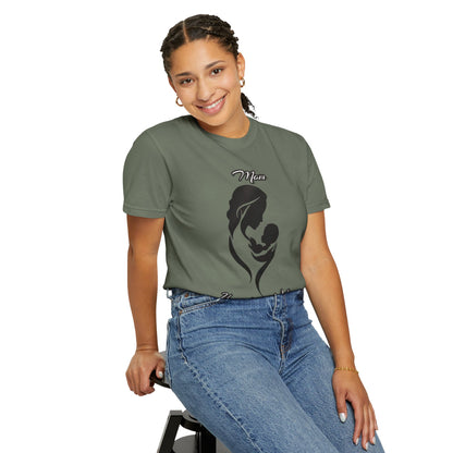 Garment-Dyed T-shirt - Mom's Unconditional Love Design