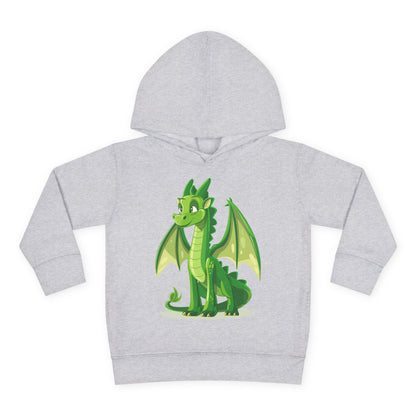 Toddler Pullover Fleece Hoodie - Cute Cartoon Dragon Design Hoodie