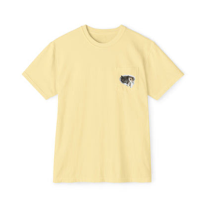 pocket cat t shirt