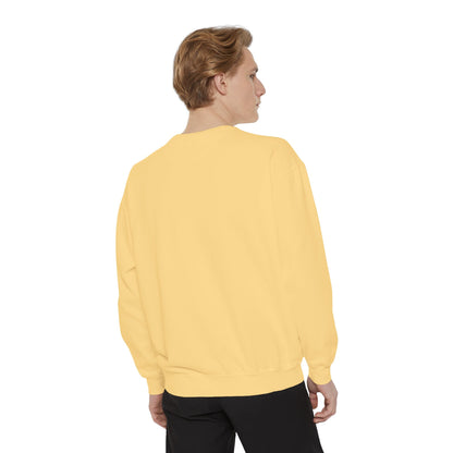 Unisex Garment-Dyed Sweatshirt - Happy Vibes