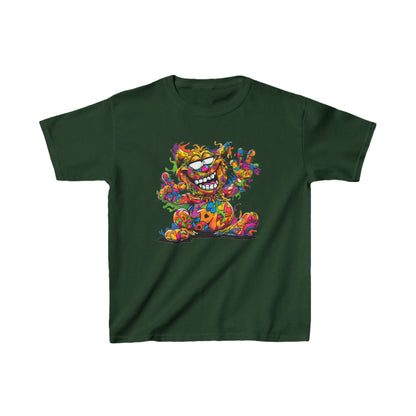 Kids Heavy Cotton™ Tee - Kids Graphic Tee - Unisex Funny Cat T-Shirt