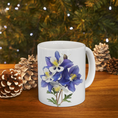 Aquilegias Ceramic Mug, (11oz, 15oz)