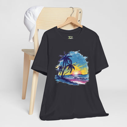 Island Beach Dreams T-shirt - Lightweight Fabric Tee