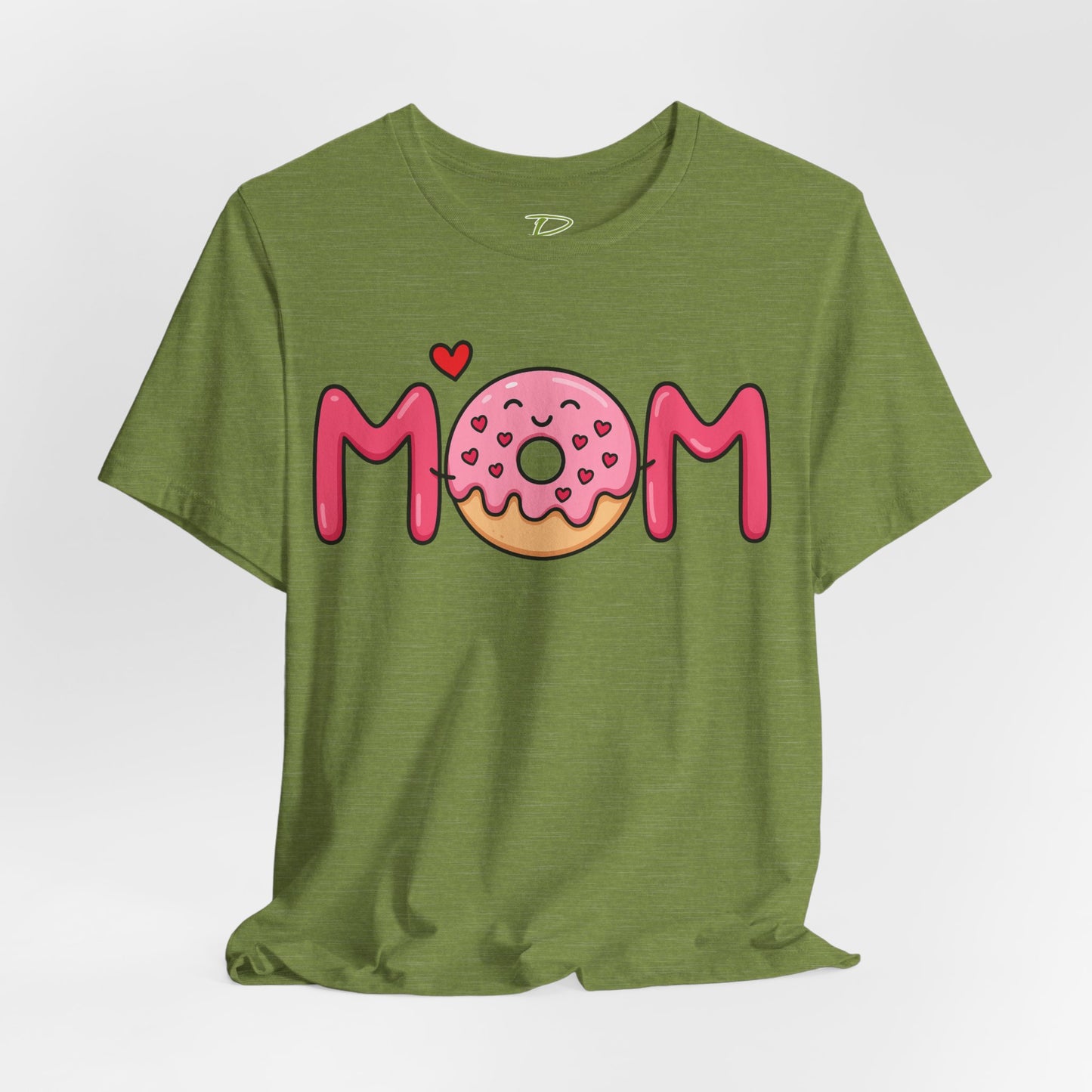 Mom Donut Tee - Lightweight Fabric T-shirt - Mother's Day Gift - Birthday Gift - Funny Gift - Donut Lover Gift