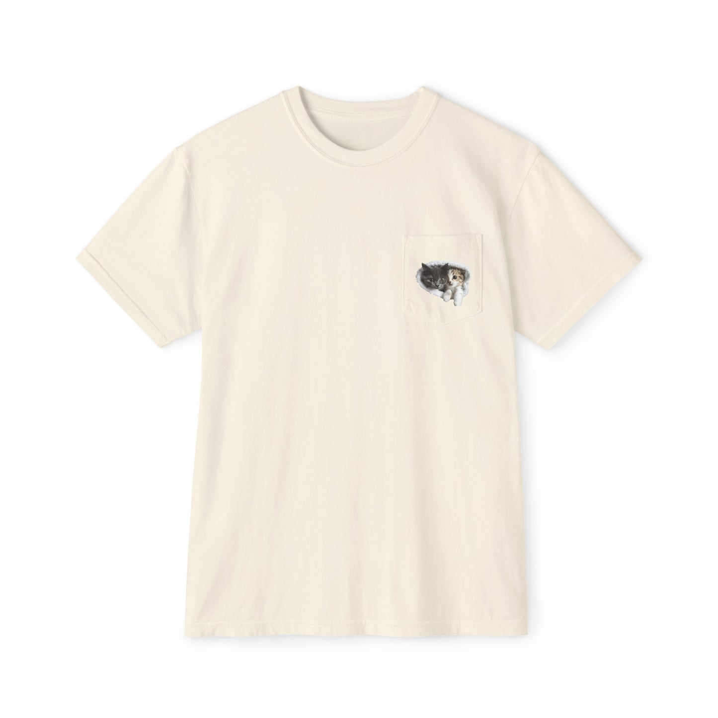 cat pocket shirt