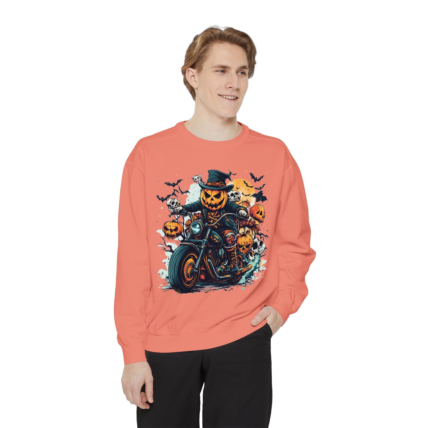 Cool & Spooky Unisex Garment-Dyed Sweatshirt