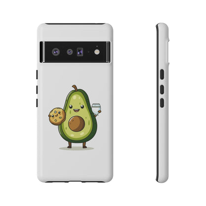 Tough Cases with Cute avocado cartoon character for iPhone, Samsung, and Google case